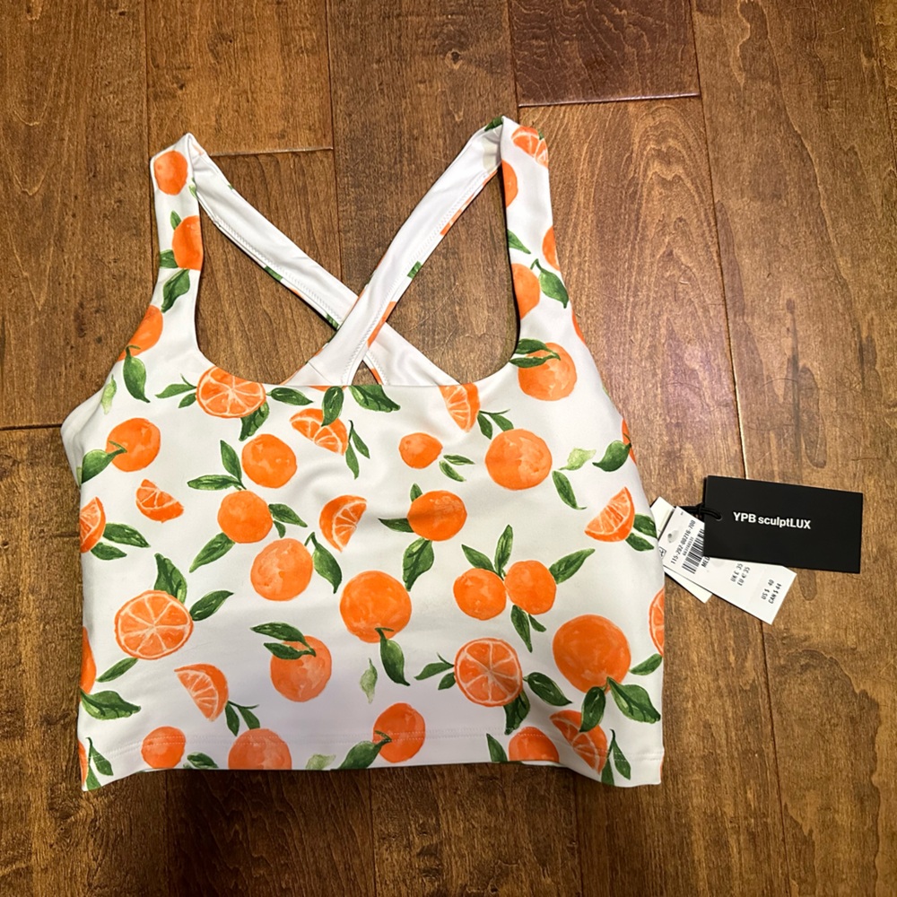 Abercrombie & Fitch YLB SculptLUX Top Sports Bra Size Medium NWT